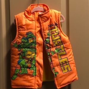 Ninja turtles boys puffer vest